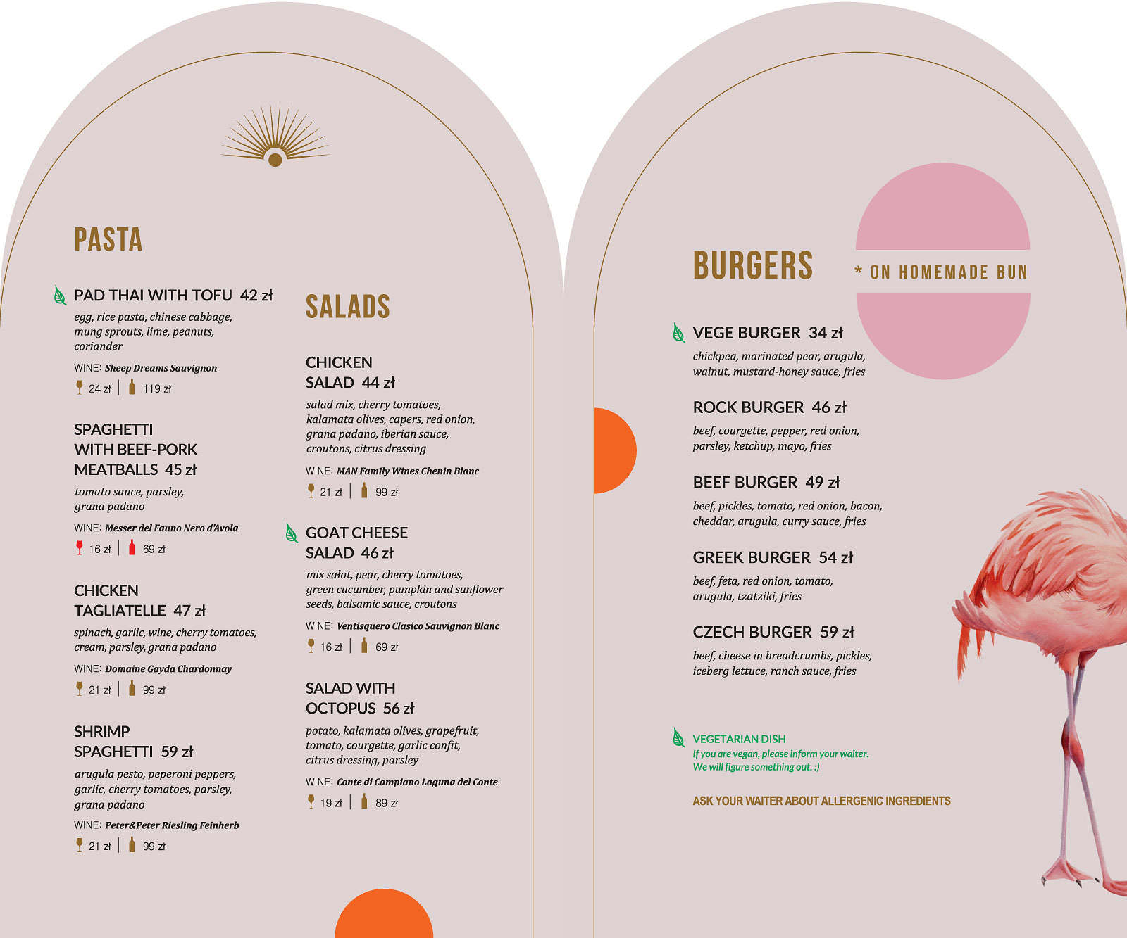 DOMOLO Pasta, Salads, Burgers