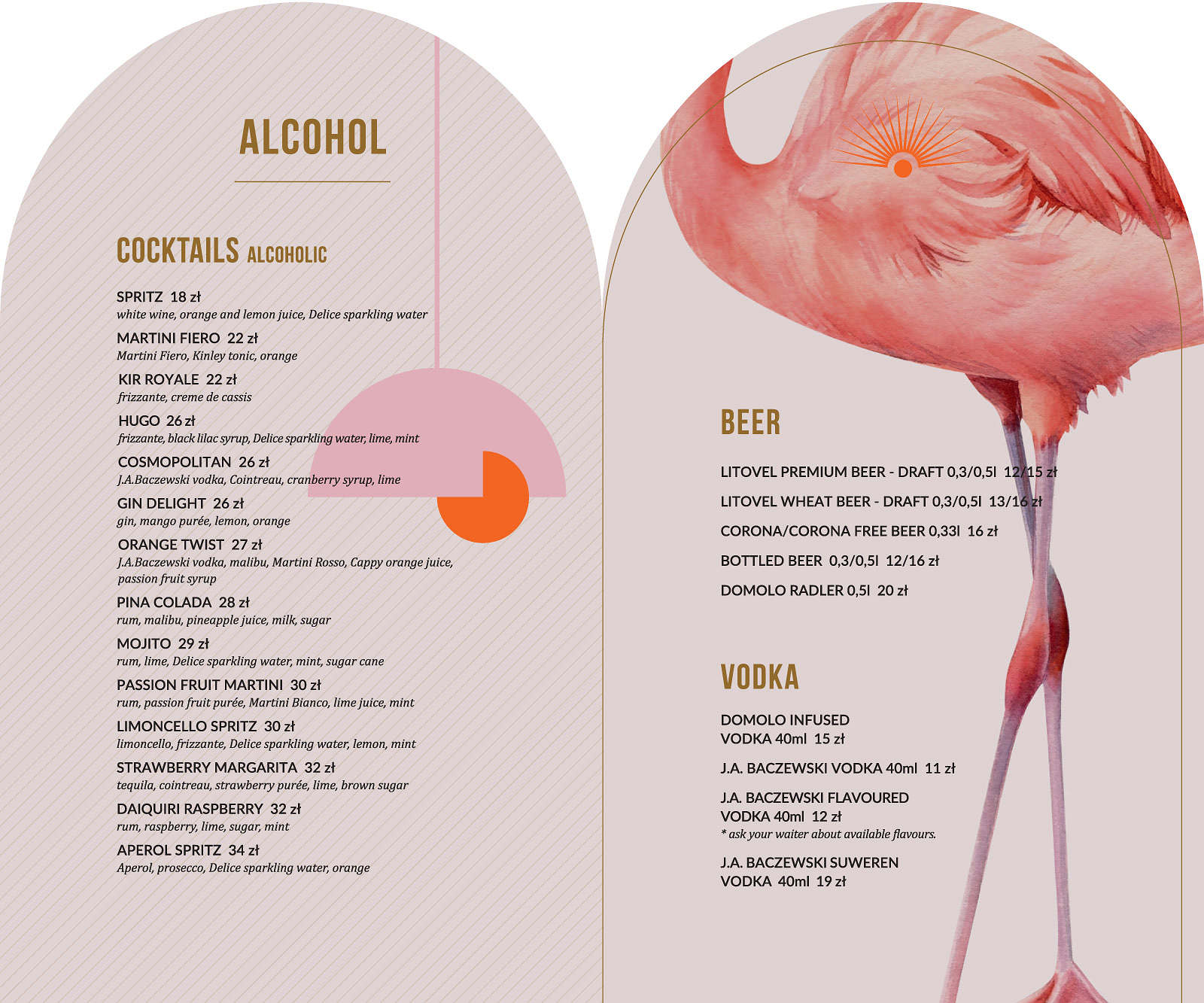 DOMOLO Coctails, Beer, Vodka